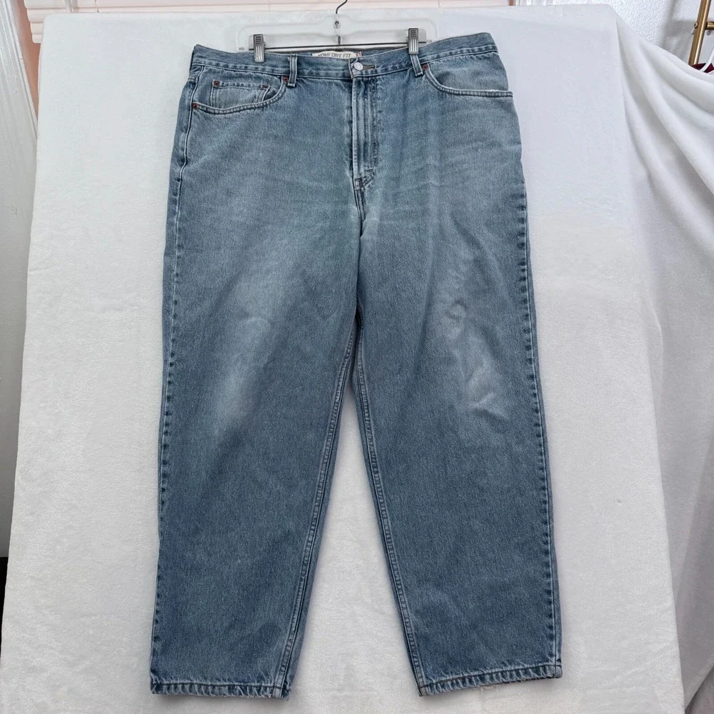 Levis 560 Jeans Mens 40x30 Blue Comfort Fit Loose Baggy Tappered Leg